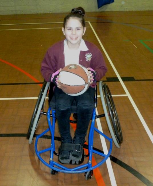 Libi Phillips plays Wheelchair Rugby for The Ospreys